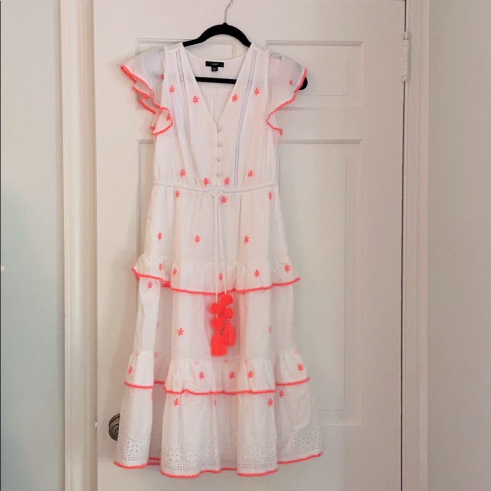 J. Crew Eyelet Maxi Dress 00P